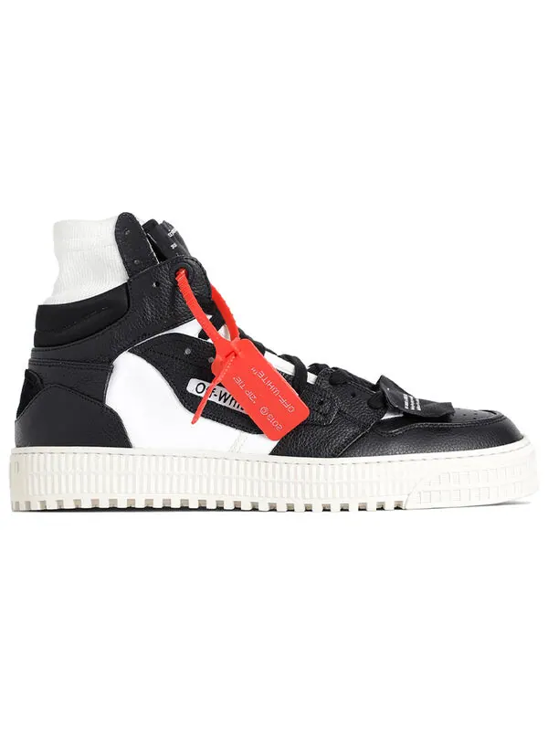 Кроссовки off-court high-top skate shoe black/yellow Off-White — изображение 2 из 4, белый
