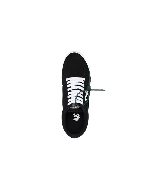 Кроссовки low vulcanized canvas sneaker 'black white orange' Off-White — изображение 4 из 4, черный/белый/оранжевый