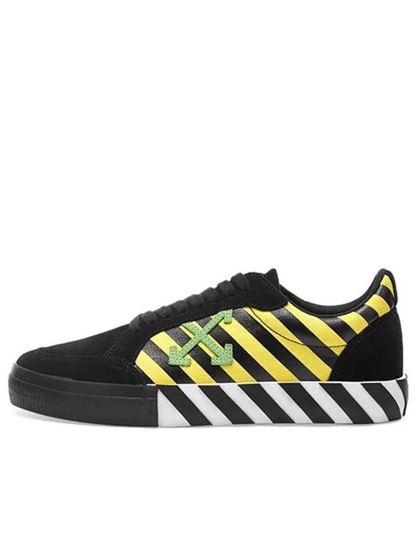 Кроссовки vulc low 'black yellow green' Off-White — изображение 1 из 4, черный