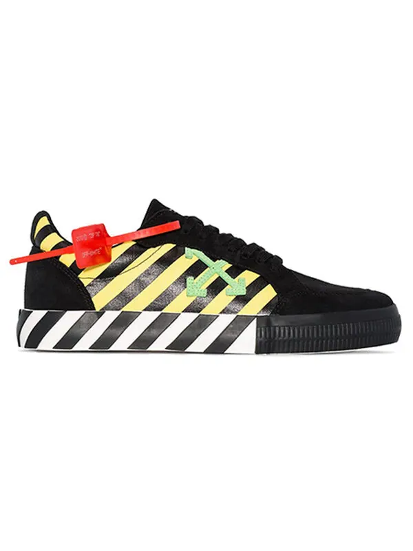 Кроссовки vulc low 'black yellow green' Off-White — изображение 2 из 4, черный