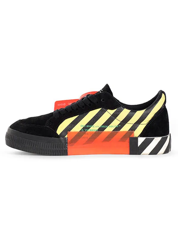 Кроссовки vulc low 'black yellow green' Off-White — изображение 3 из 4, черный