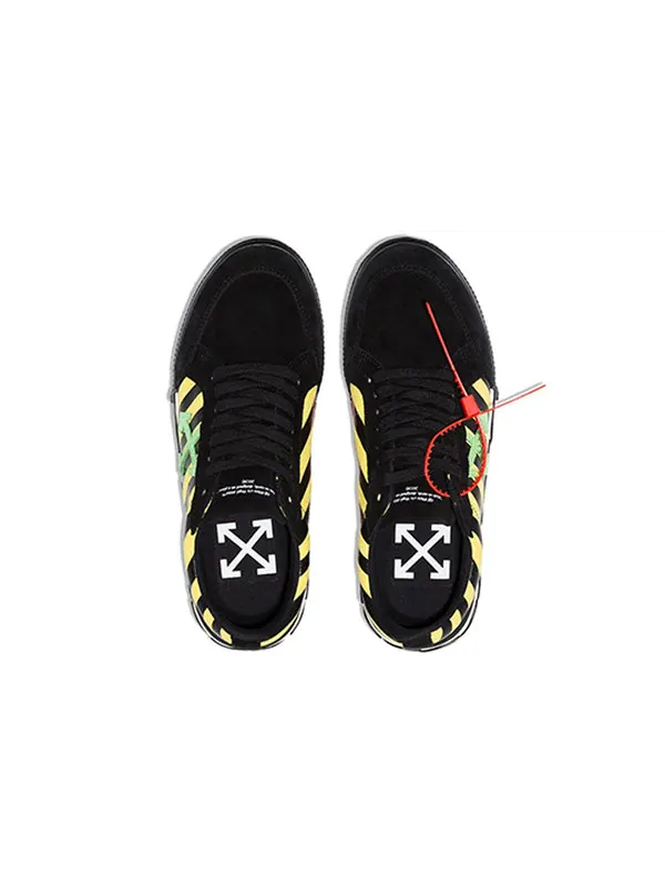 Кроссовки vulc low 'black yellow green' Off-White — изображение 4 из 4, черный