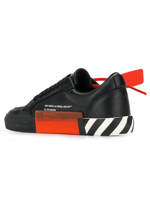 Кроссовки vulcanized low 'black white' Off-White — изображение 4 из 4, черный