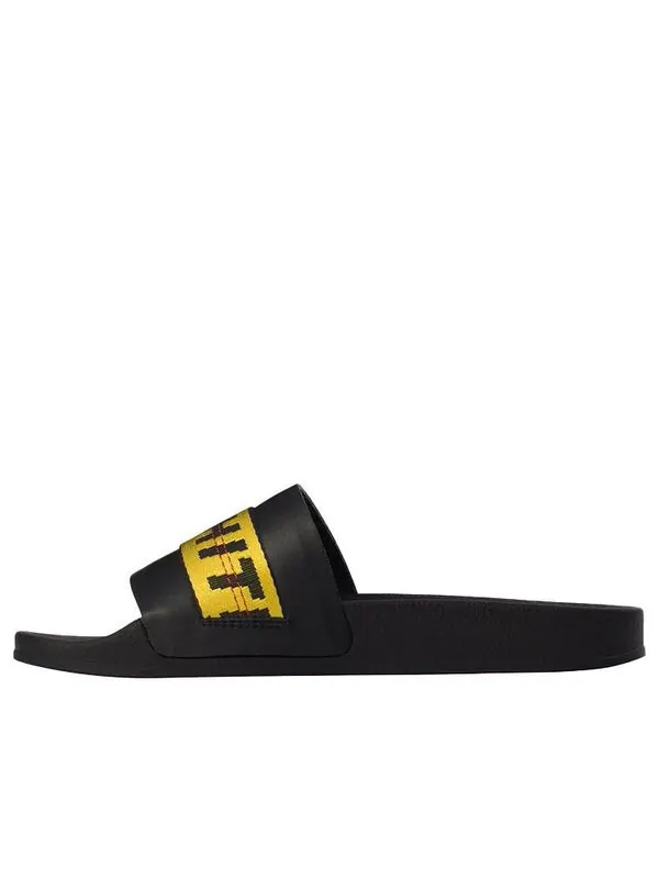 Сандалии industrial sliders 'black' Off-White — изображение 1 из 3, черный