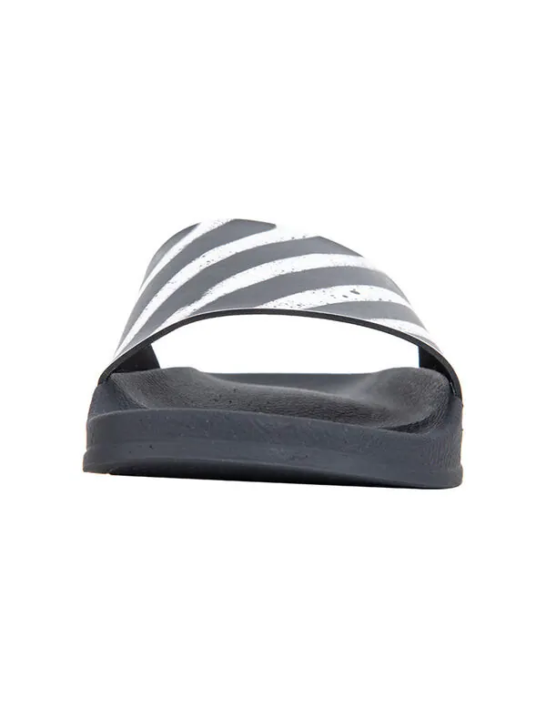 Сандалии sliders 'graffiti - black white' 2020 Off-White — изображение 4 из 4, черный