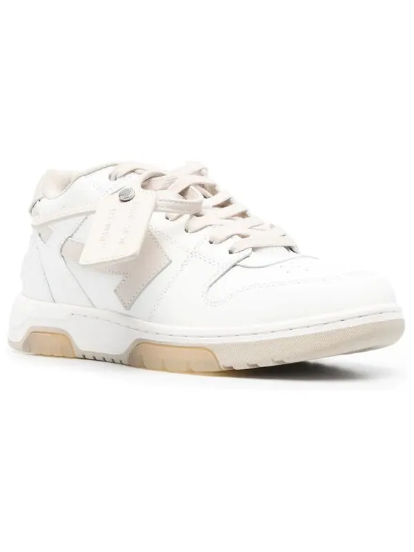 Кроссовки out of office low-top sneakers 'white beige' Off-White — изображение 2 из 4, белый/бежевый
