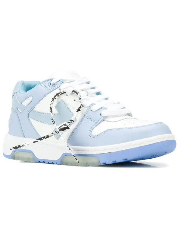 Кроссовки out of office low 'white light blue' Off-White — изображение 2 из 4, белый/синий