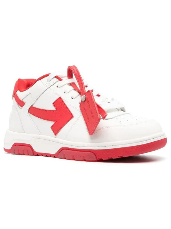 Кроссовки out of office low-top sneaker 'white red' Off-White — изображение 2 из 4, белый/красный