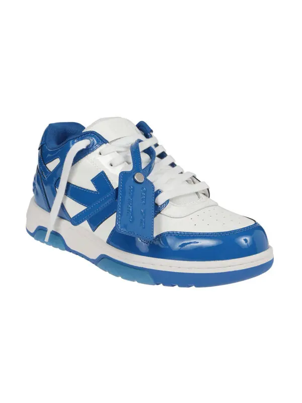 Кроссовки out of office low-top patent sneaker 'blue white' Off-White — изображение 2 из 4, синий/белый