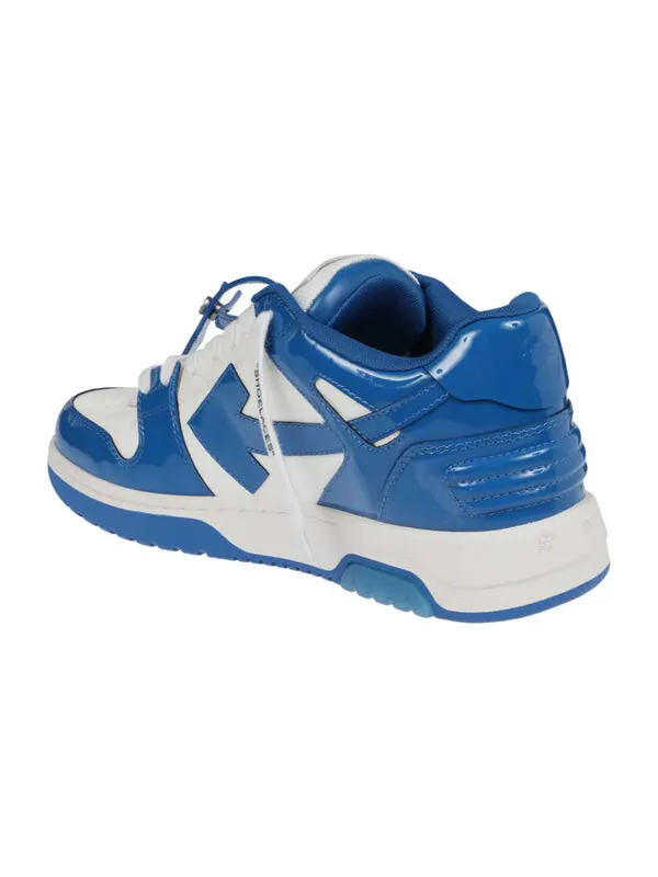 Кроссовки out of office low-top patent sneaker 'blue white' Off-White — изображение 4 из 4, синий/белый