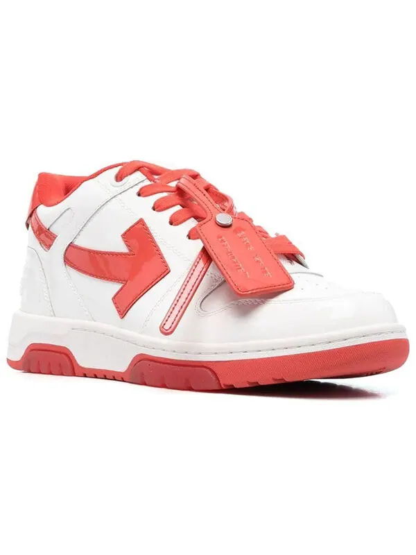 Кроссовки out of office low-top sneakers 'red white' Off-White — изображение 2 из 4, красный/белый