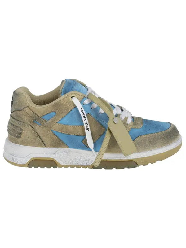 Кроссовки out of office low-top sneakers 'blue olive green' Off-White — изображение 2 из 2, синий/оливковый зеленый