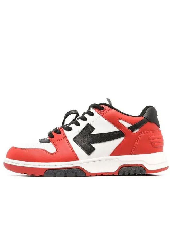 Кроссовки out of office low sneaker 'red white black' Off-White — изображение 1 из 4, красный/белый/черный