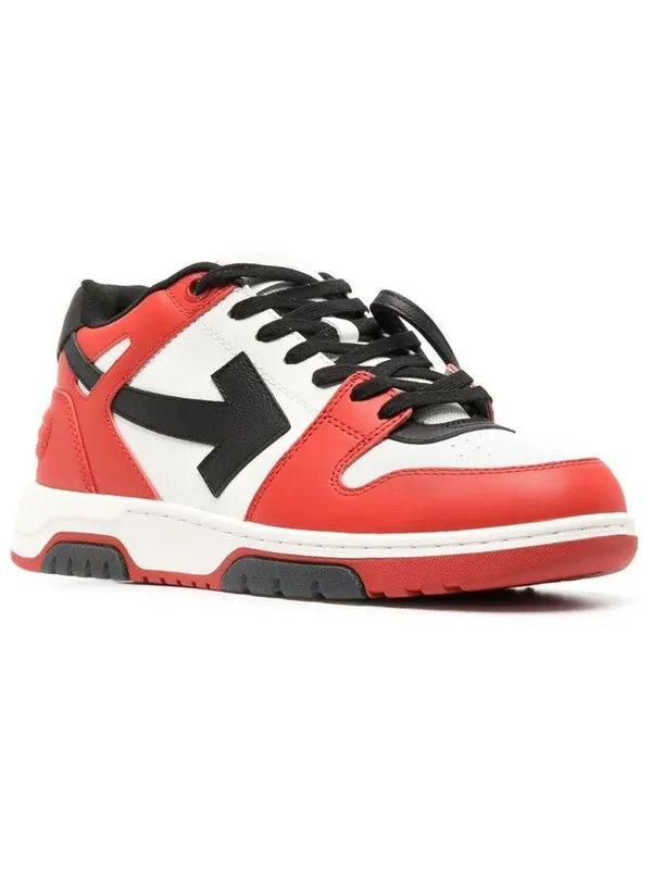 Кроссовки out of office low sneaker 'red white black' Off-White — изображение 2 из 4, красный/белый/черный