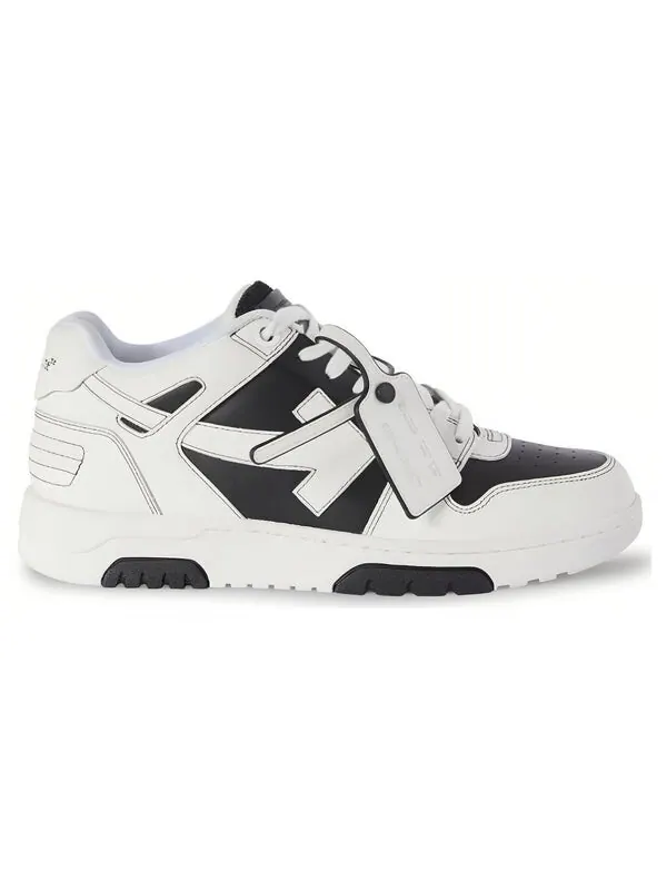 Кроссовки out of office ooo low tops 'black white' Off-White — изображение 2 из 4, черный/белый