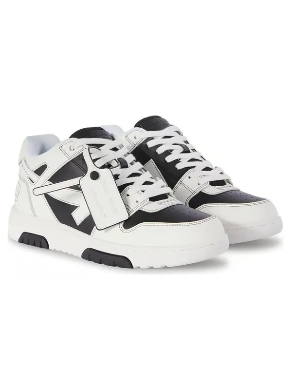 Кроссовки out of office ooo low tops 'black white' Off-White — изображение 3 из 4, черный/белый