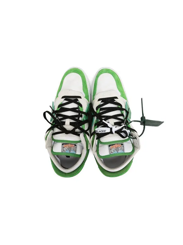Кроссовки out of office low-top sneakers 'green white black' Off-White — изображение 3 из 4, зеленый/белый/черный