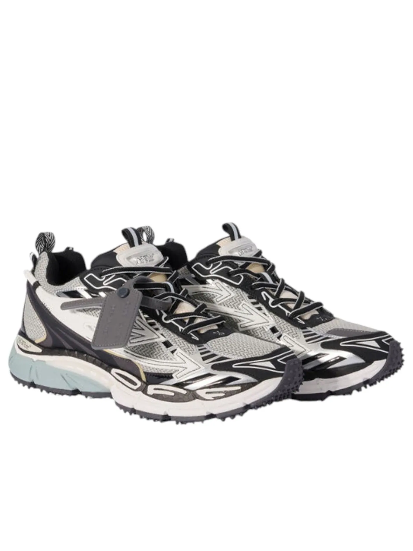 Кроссовки OFF-WHITE Be Right Back 'Grey Black' — изображение 2 из 5, черный