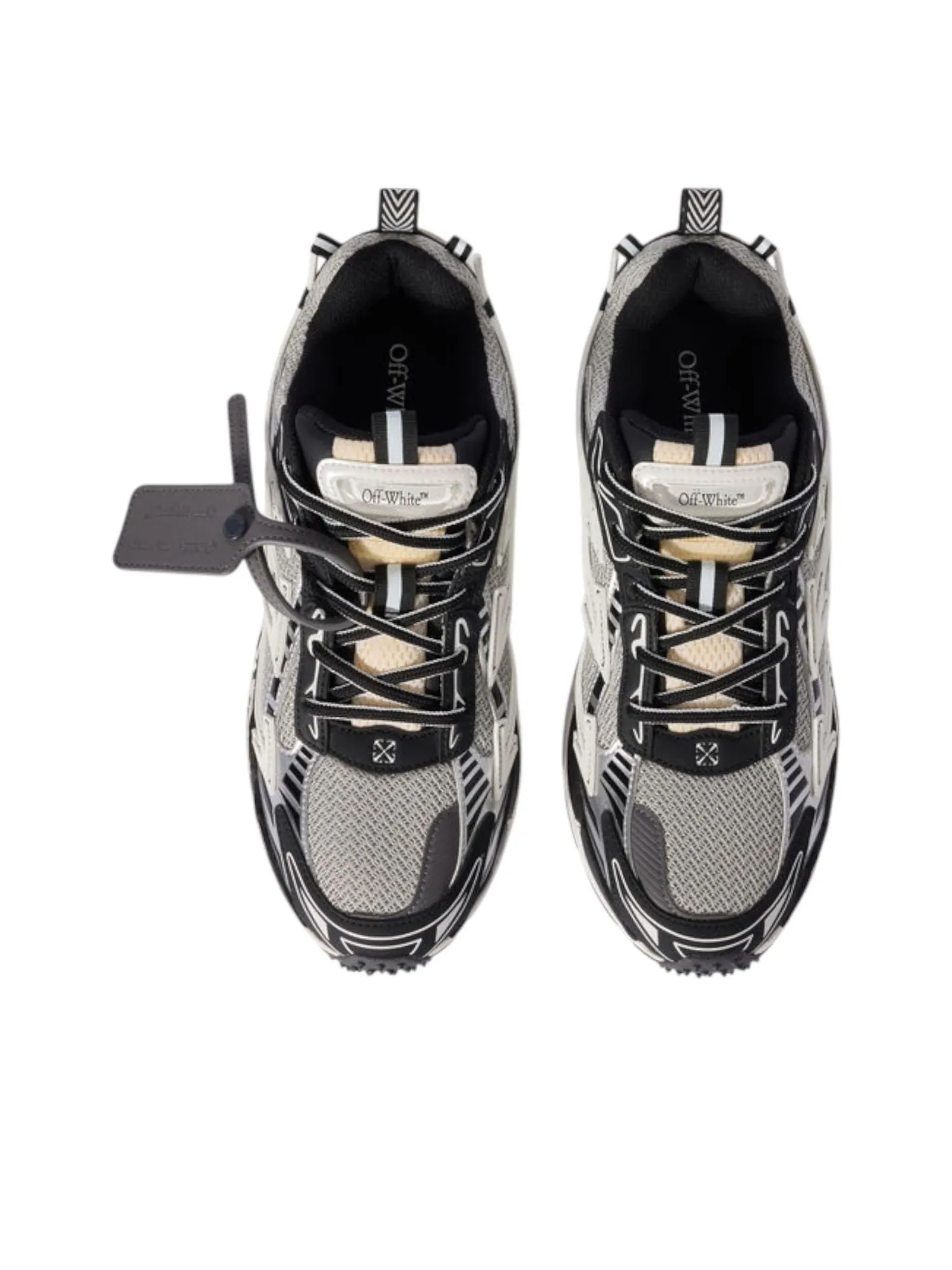 Кроссовки OFF-WHITE Be Right Back 'Grey Black' — изображение 3 из 5, черный