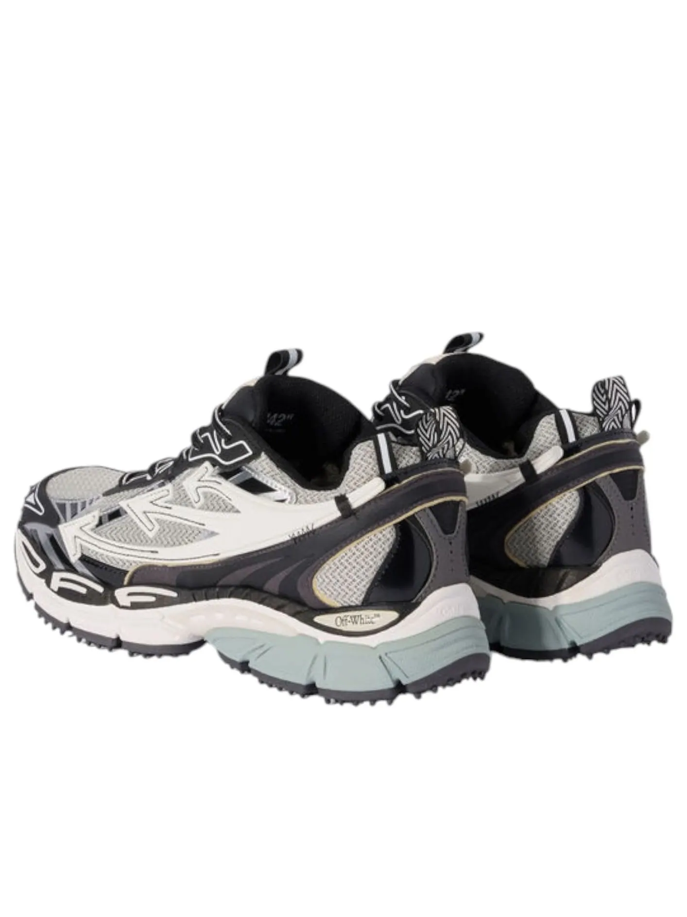 OFF-WHITE Be Right Back 'Grey Black' — изображение 4 из 5, серый/черный