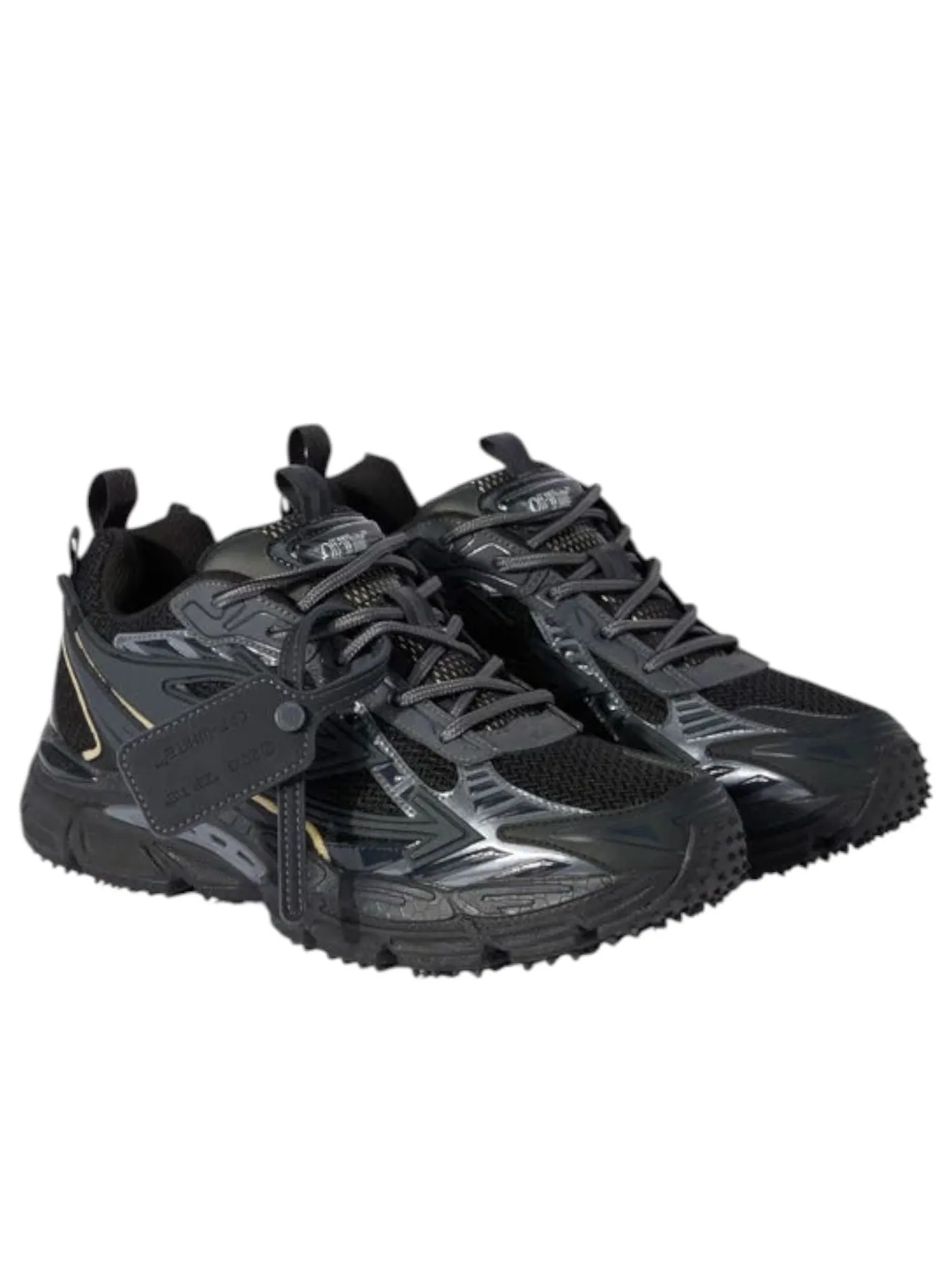 Кроссовки OFF-WHITE Be Right Back 'Black' — изображение 2 из 5, черный