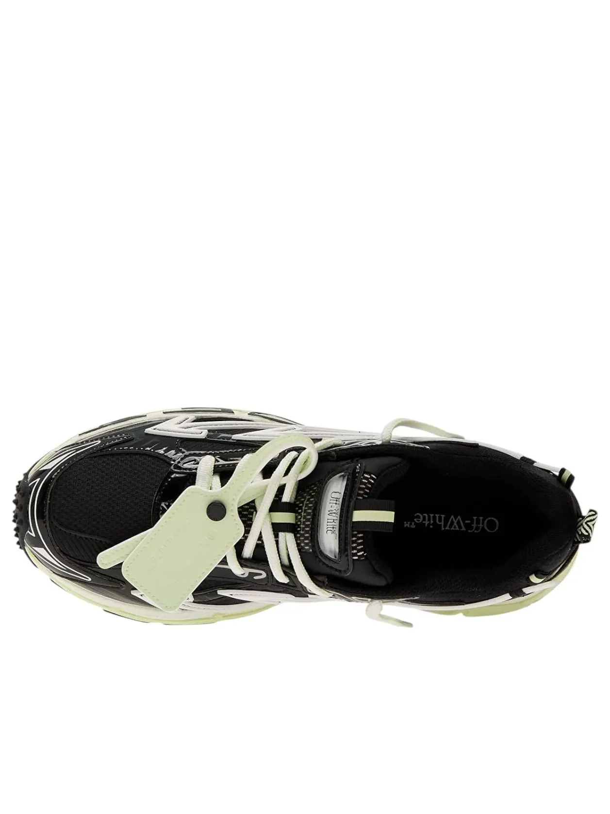 Кроссовки Off-White Be Right Back 'Black Lime' — изображение 4 из 5, черный
