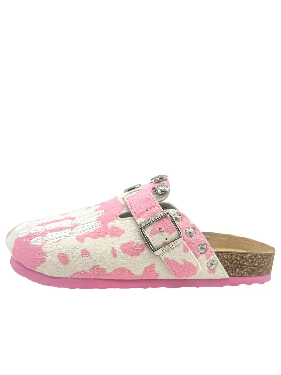 Сандалии OMNEWYORK Octavious Marks Clog 'Our Lait La Fraise Strawberry Milk' — розовый