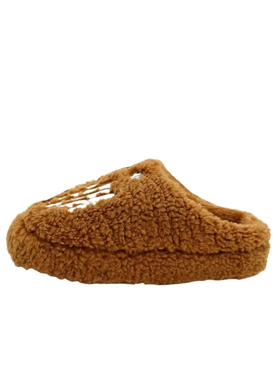 Сандалии OMNEWYORK Octavious Marks Clog 'Teddy Bear' — изображение 1 из 5, коричневый