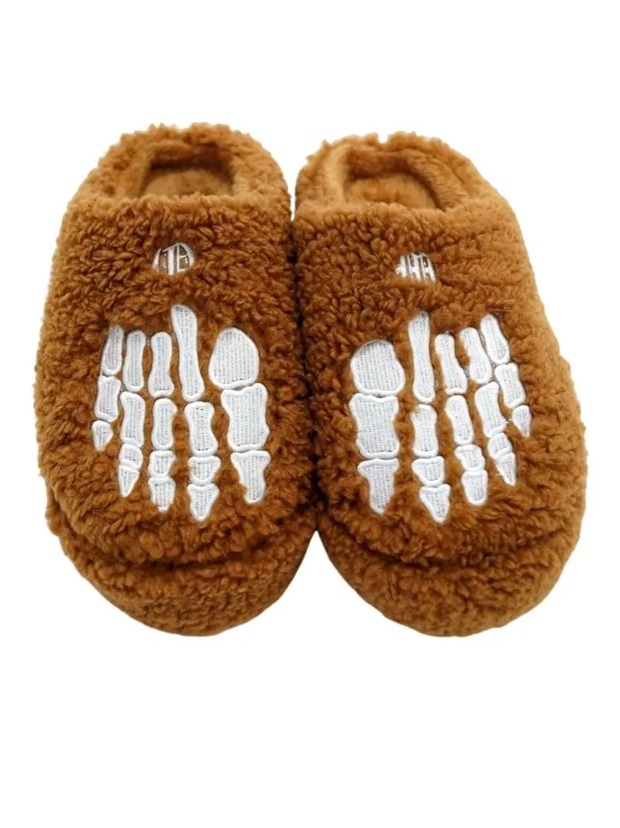 Сандалии OMNEWYORK Octavious Marks Clog 'Teddy Bear' — изображение 2 из 5, коричневый