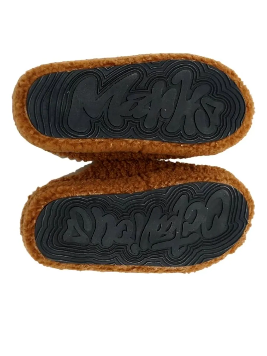 Сандалии OMNEWYORK Octavious Marks Clog 'Teddy Bear' — изображение 5 из 5, коричневый