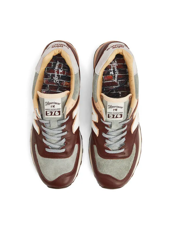 Кроссовки 576 x квартира New Balance — изображение 3 из 4, коричневый