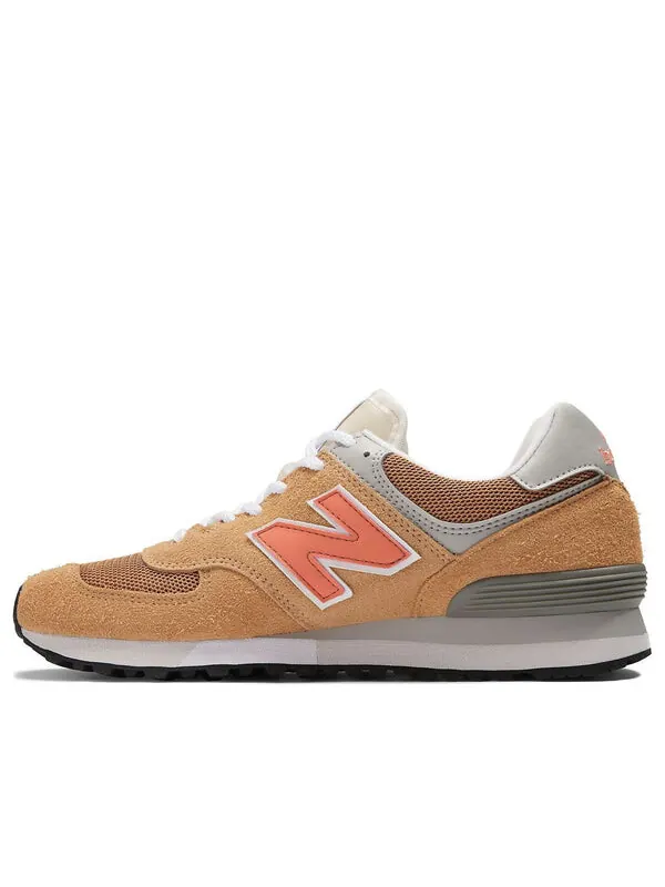 Кроссовки 576 сделано в Великобритании New Balance — изображение 1 из 4, оранжевый/белый/черный