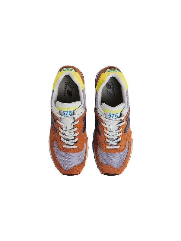 Кроссовки 576 made in england 'apricot' New Balance — изображение 4 из 4, синий