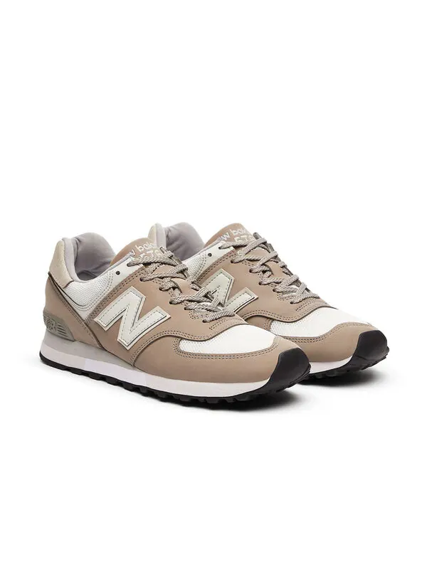 Кроссовки 576, сделано в Великобритании, New Balance — изображение 2 из 4, бежевый/кремовый