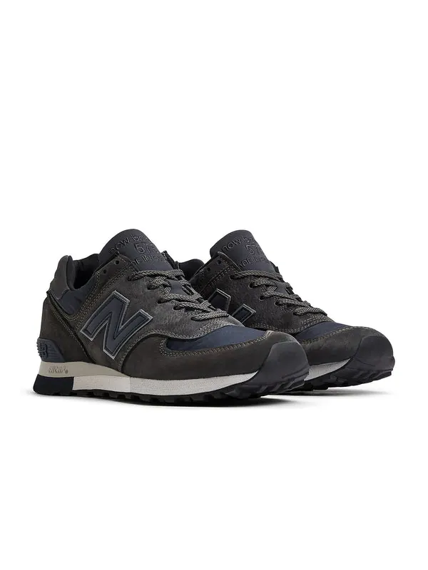 Кроссовки 576 made in uk 'magnet' New Balance — изображение 3 из 4, серебристый