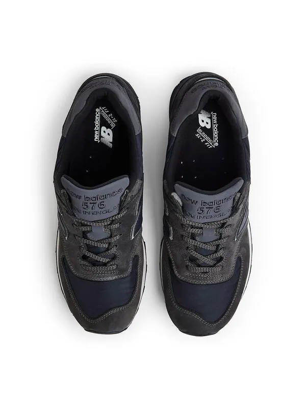 Кроссовки 576 made in uk 'magnet' New Balance — изображение 4 из 4, серебристый