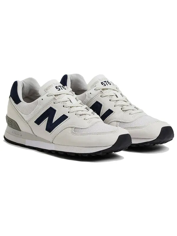 Кроссовки 576 сделано в Великобритании New Balance — изображение 3 из 4, белый/синий