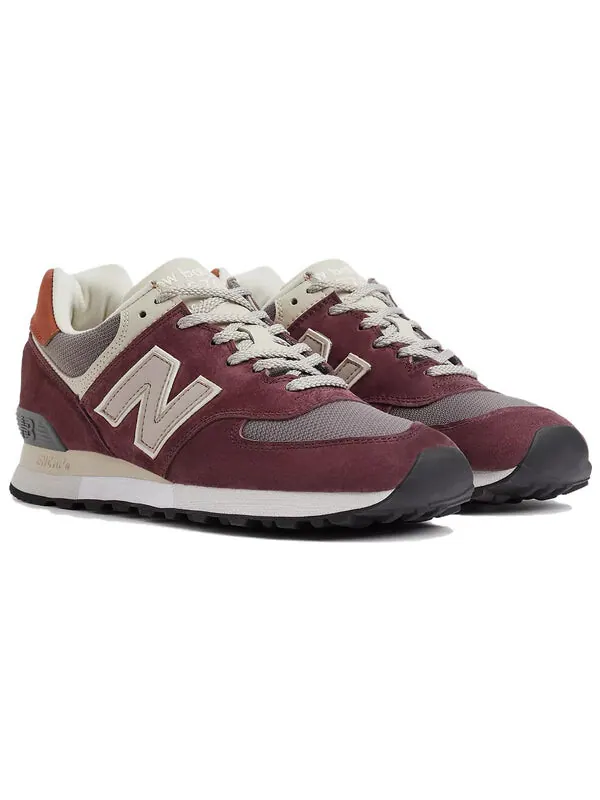 Кроссовки 576 made in england 'burgundy' New Balance — изображение 3 из 4