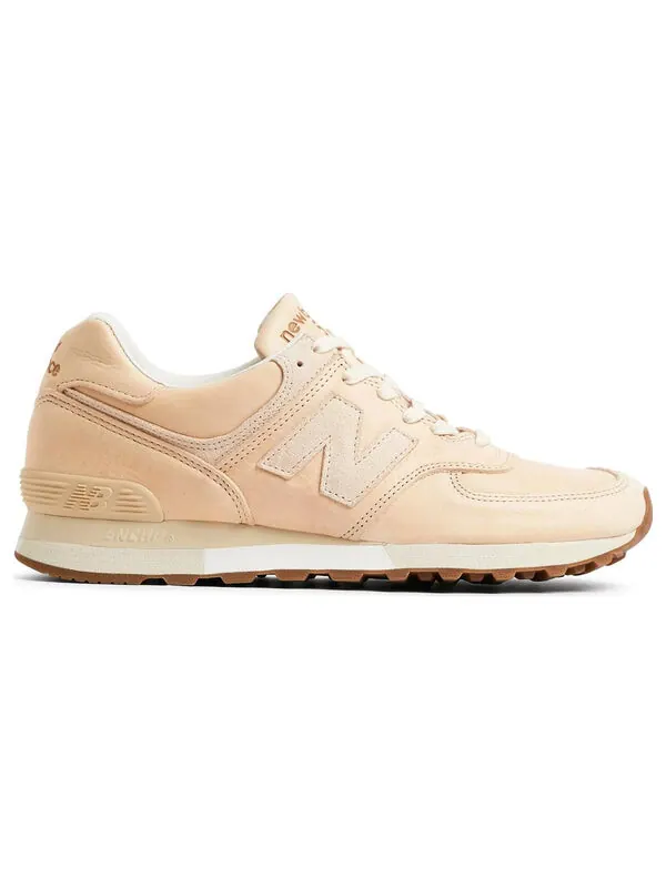 Кроссовки 576 made in england 'veg tan' New Balance — изображение 2 из 4, бежевый/белый