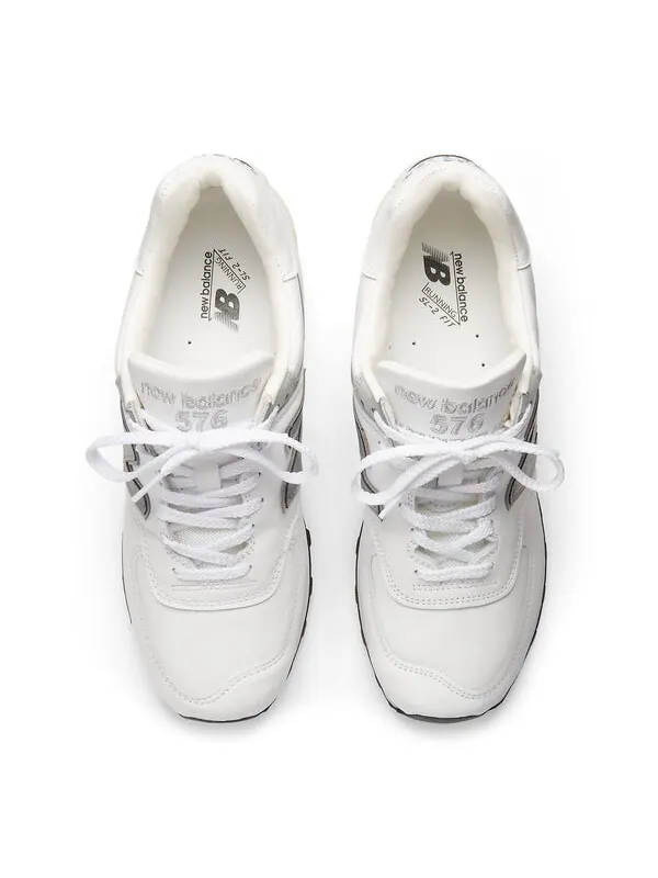 Кроссовки 576 'white' New Balance — изображение 3 из 4, белый/серый