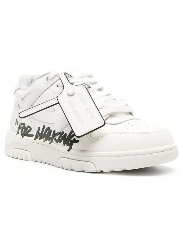 Кроссовки out of office ooo 'for walking white black' Off-White — изображение 3 из 4, белый/черный