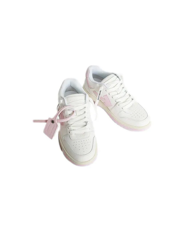 Кроссовки out of office sneakers pink/white Off-White — изображение 3 из 4, розовый/белый