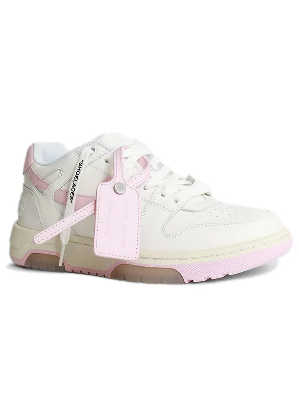 Кроссовки out of office sneakers pink/white Off-White — изображение 4 из 4, розовый/белый