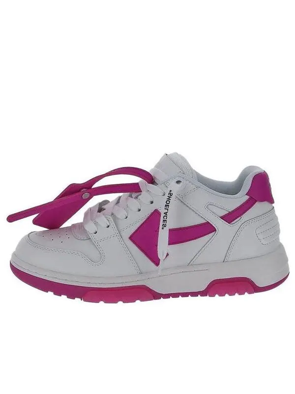 Кроссовки out of office calf leather 'white purple' Off-White — изображение 1 из 3, белый/фиолетовый