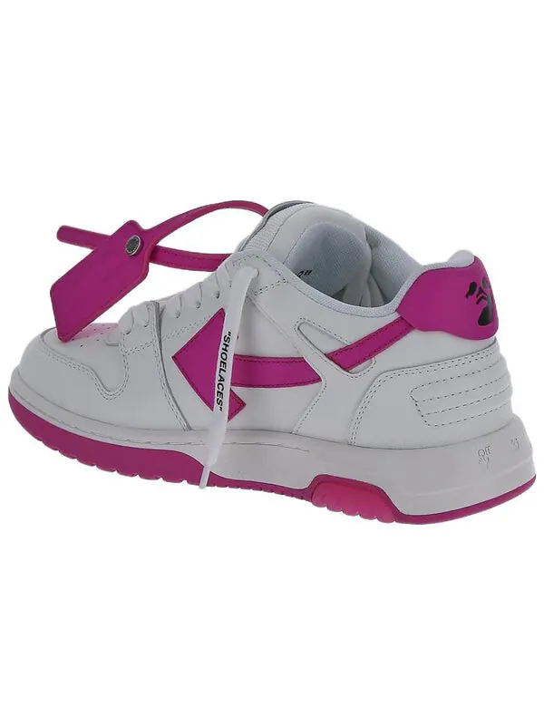 Кроссовки out of office calf leather 'white purple' Off-White — изображение 3 из 3, белый/фиолетовый