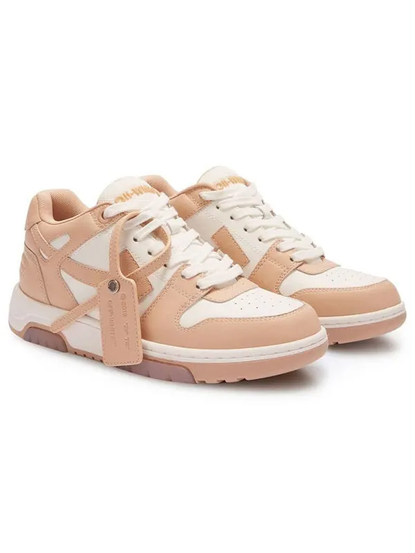 Кроссовки out of office low-top sneaker 'tan white' Off-White — изображение 2 из 4, бежевый/белый