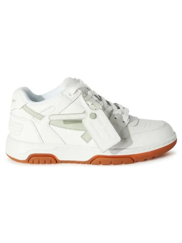 Кроссовки out of office low-top sneaker 'white brown' Off-White — изображение 2 из 4, белый/коричневый