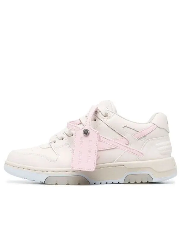 Кроссовки off-thite out of office arrow-motif low-top sneakers pink Off-White — изображение 1 из 4, кремовый/розовый
