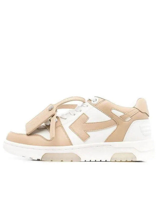 Кроссовки out of office low-top sneaker 'tan white' Off-White — изображение 1 из 4, бежевый/белый