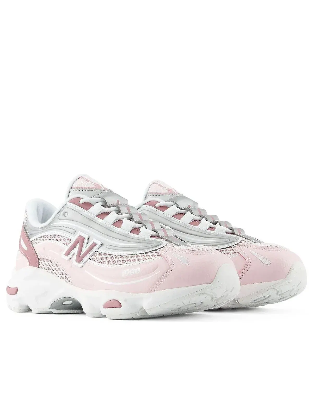 Детские кроссовки на шнуровке New Balance 1000 Pink Rose — изображение 4 из 6, розовый